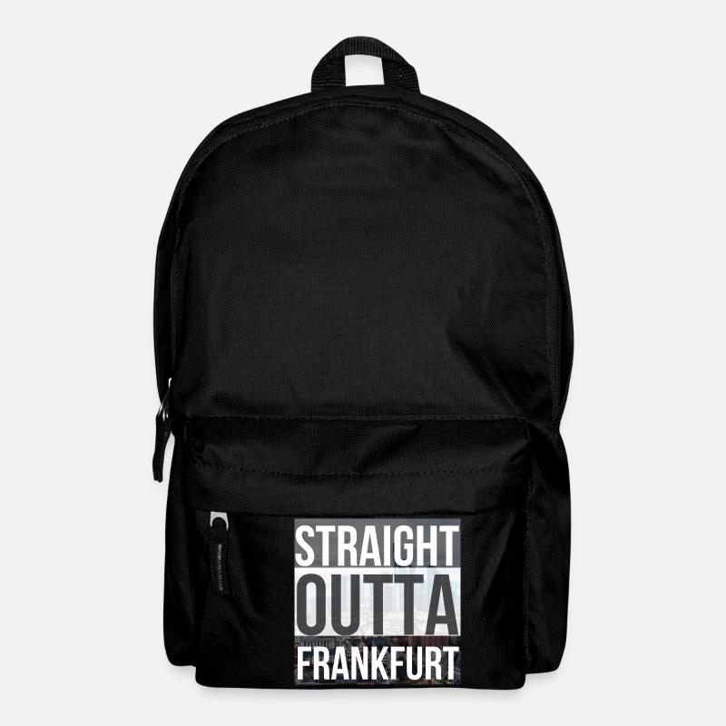 straight outta Frankfurt pic - Rucksack - Schwarz