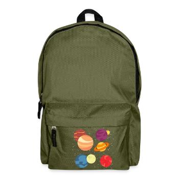 Planets and Stars - Rucksack - Olivgrün - Vorne