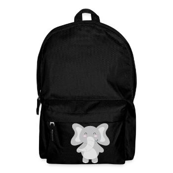 Éléphant - pour vous concevoir - Sac à dos - noir - Devant