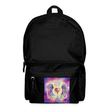Herzengel der Vielfalt - Rucksack - Schwarz - Vorne