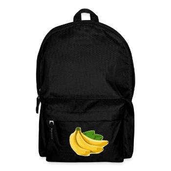 Bananen - Rucksack - Schwarz - Vorne