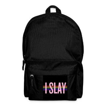 I Slay - Backpack - black - Front