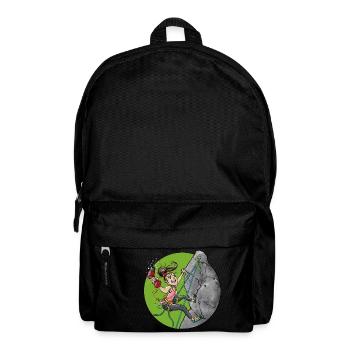 First ascent of the new tour - climbing T-shirt - Backpack - black - Front