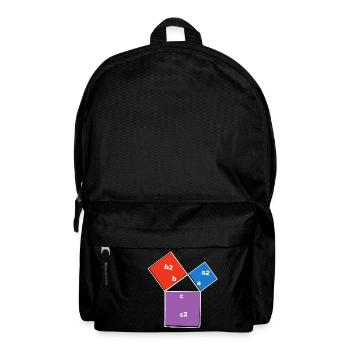 Pythagorean theorem triangle math lover poison - Backpack - black - Front