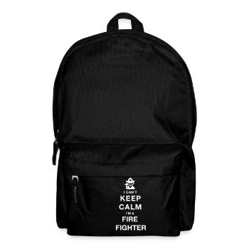 Can't keep calm, I'm firefighter -I'm a firefighter - Backpack - black - Front