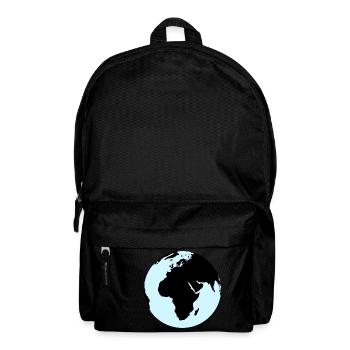 World map - geography - planet - Backpack - black - Front
