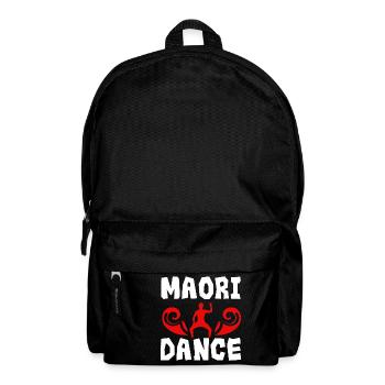 Maori Dance Haka-Tanz Neuseeland Geschenkidee - Rucksack - Schwarz - Vorne
