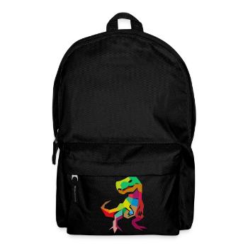 Abstrakter T-Rex trex tyrannosaurus Geschenkidee - Rucksack - Schwarz - Vorne