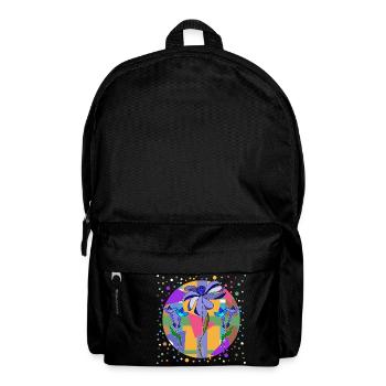 flowers - Backpack - black - Front