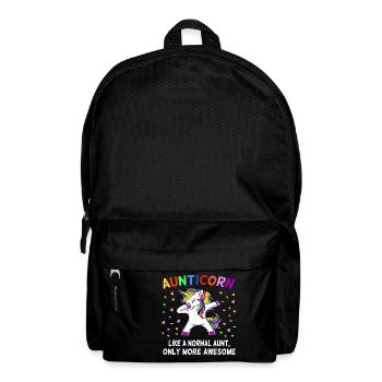 Tante Horn wie eine normale Tante nur fantastischer - Rucksack - Schwarz - Vorne