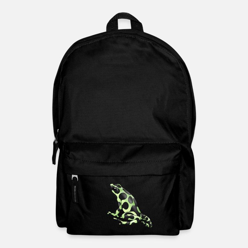 Pfeilgiftfrosch (Dendrobates auratus) - Rucksack - Schwarz