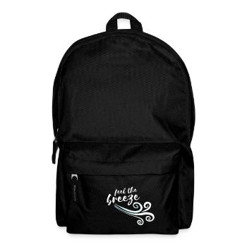 Sentir la brise! Idée cadeau vent - Sac à dos - noir - Devant