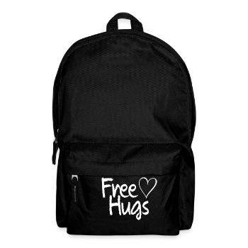 Free Hugs - Rucksack - Schwarz - Vorne
