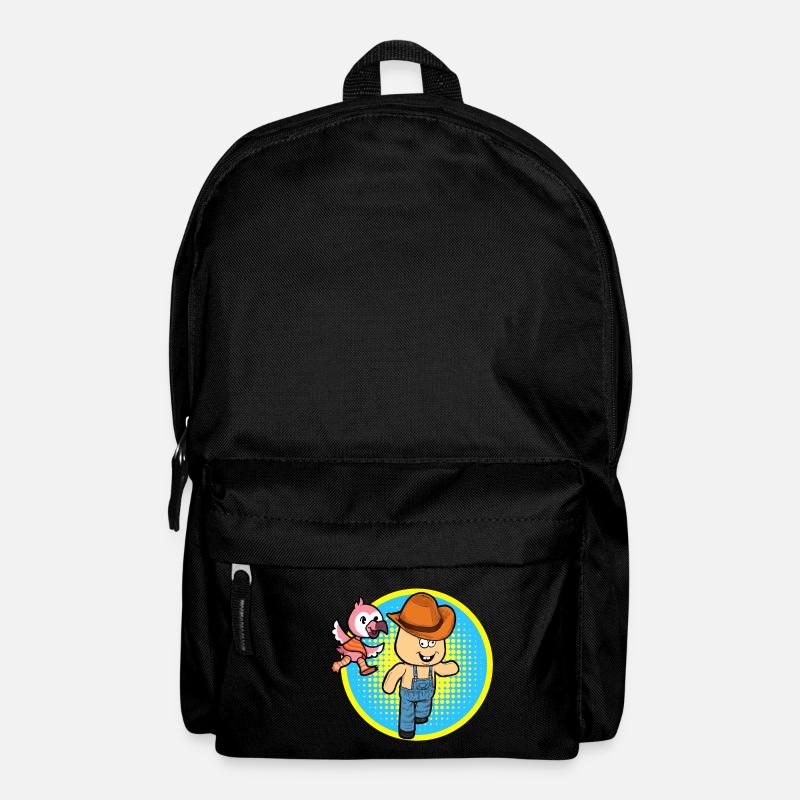 Flamingo insegue Hick - Zaino - nero