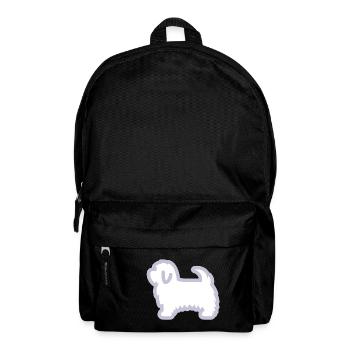 Design bichon havanais - Sac à dos - noir - Devant