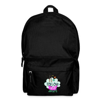Follow your dreams - Sac à dos - noir - Devant