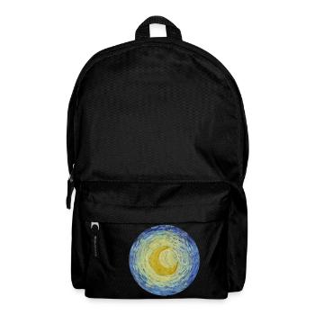 Moon Vincent van Gogh Starry Night Starry Night - Backpack - black - Front