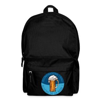 economisons eau buvons biere alcool humour - Sac à dos - noir - Devant