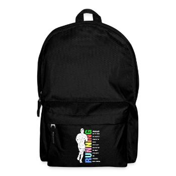 Marathon Runner Gift Fun Runner Definition Runner - Sac à dos - noir - Devant