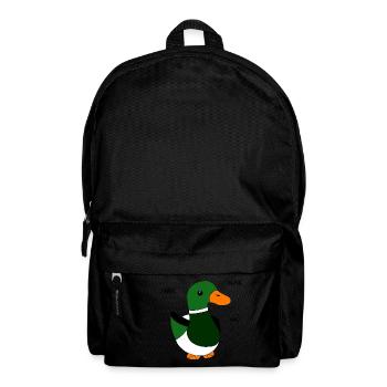 Duck kids cute animal motif - Backpack - black - Front