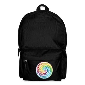 Mandala- Ying Yang - Backpack - black - Front