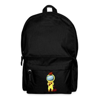 Astronaute avec une cerise sur la tête - Sac à dos - noir - Devant