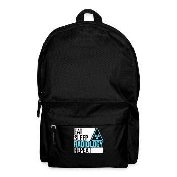Eat Sleep Radiology Repeat - Rucksack - Schwarz - Vorne