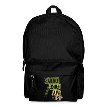 Downhill MTB bike biker cyclist gift - Backpack - black - Front