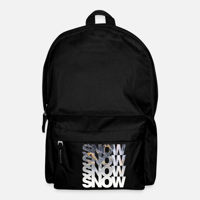 Snow Snow Snow Snow | Schnee Schnee Schnee Schnee - Rucksack - Schwarz
