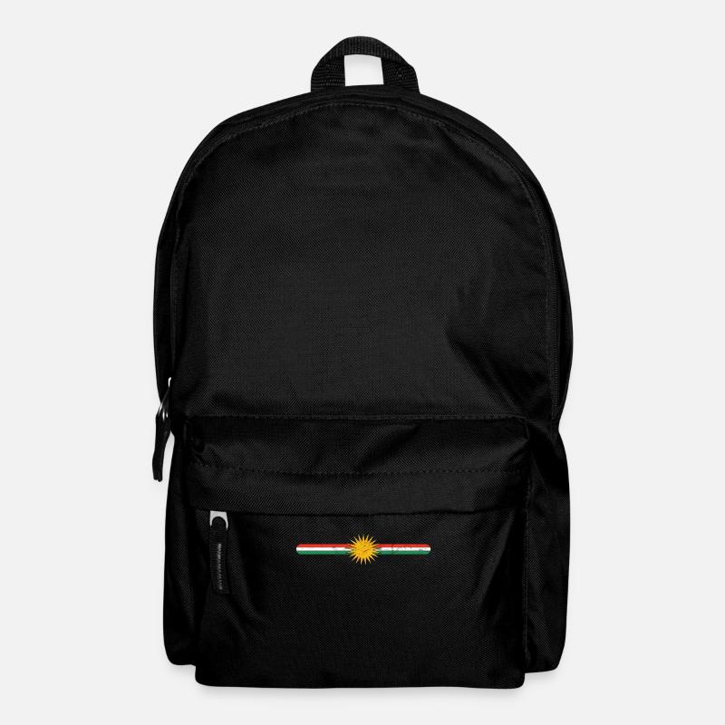 Kurdistan Kurde Kurden Kurdisch Geschenk Flagge - Rucksack - Schwarz