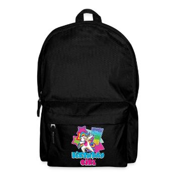 7ème cadeau d'anniversaire pour filles, licorne, 7 ans - Sac à dos - noir - Devant