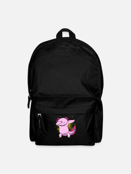 Dabbing Axolotl - Backpack - black