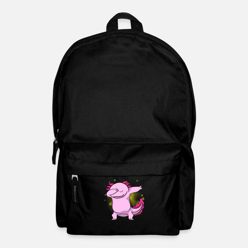 Dabbing Axolotl - Backpack - black