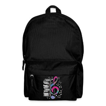 Pianist Piano Geschenk Musik Tastatur - Rucksack - Schwarz - Vorne