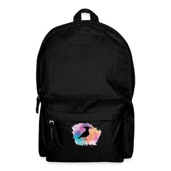 Wiedehopf Vogel Natur Schutz - Rucksack - Schwarz - Vorne