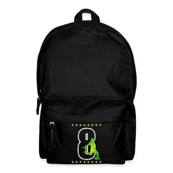 Football maillot numéro 08 - Sac à dos - noir - Devant