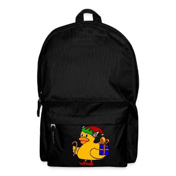 | de canard de bain elfe de Noël Noël - Sac à dos - noir - Devant