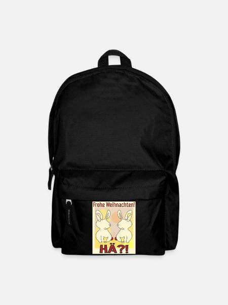 Osterhasen Weihnachtsfeier - Rucksack - Schwarz