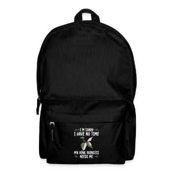 | de plantes d’intérieur Princesse Rose Idée cadeau Plantie - Sac à dos - noir - Devant