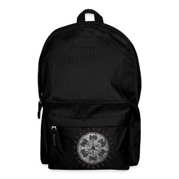 Keltischer Vikinger Vegvisir Kompass Wikinger - Rucksack - Schwarz - Vorne