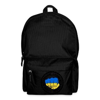 Je soutiens l’Ukraine - Sac à dos - noir - Devant