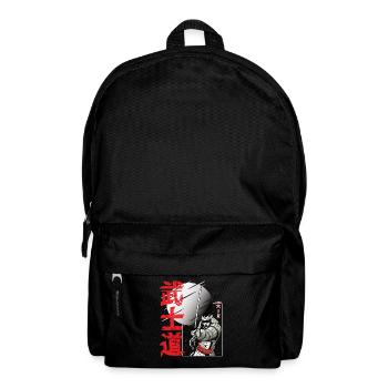 Samurai Artwork Anime Comic Stil Japan Osaka - Backpack - black - Front