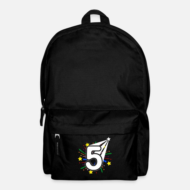 5 Jahre alt 5. Geburtstag Party Nummer 5 - Rucksack - Schwarz