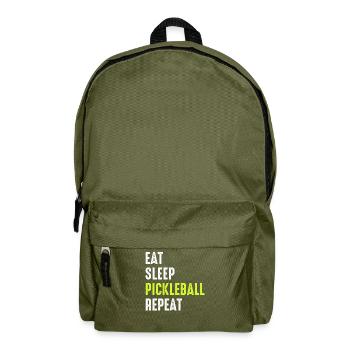 Pickleball Pickleballer Sport - Backpack - olive green - Front