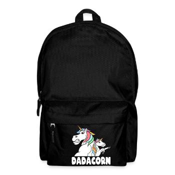Unicorn Magic Dad Grandfather Relative Dadacorn - Rucksack - Schwarz - Vorne