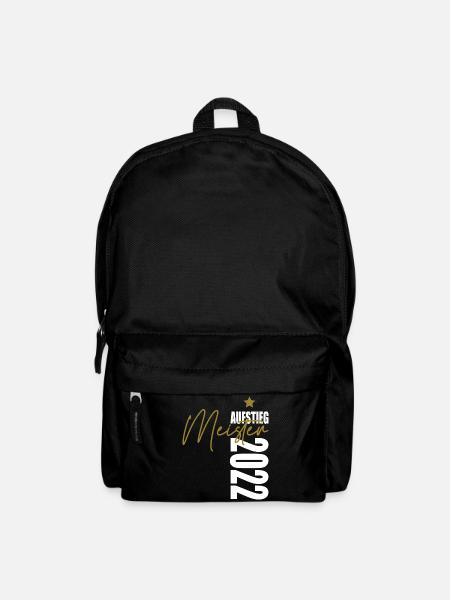 Meister 2022 Aufstiegstrikot Aufstieg 22 - Rucksack - Schwarz