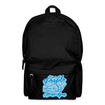 People Call Me Grandpa - Backpack - black - Front