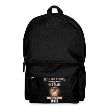 German Boxer Dog Dog Owner Dogs - Backpack - black - Front