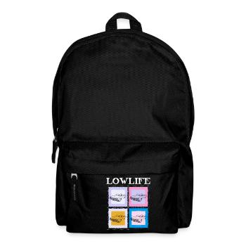 Rims Speed Accelerate Break Wheel Road Design - Backpack - black - Front