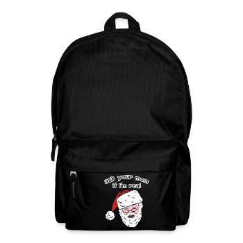 Ask Your Mom If I'm Real Santa Claus Christmas - Backpack - black - Front